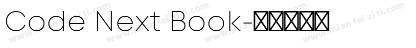 Code Next Book字体转换